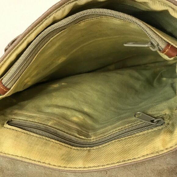 Vintage Dooney & Bourke Square Carrier Crossbody Bag All-Weather Pebbled Leather - Picture 8 of 16